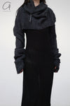 Marc Le Bihan Shoulder Fastest Long -sleeved Dress 2865 Black
